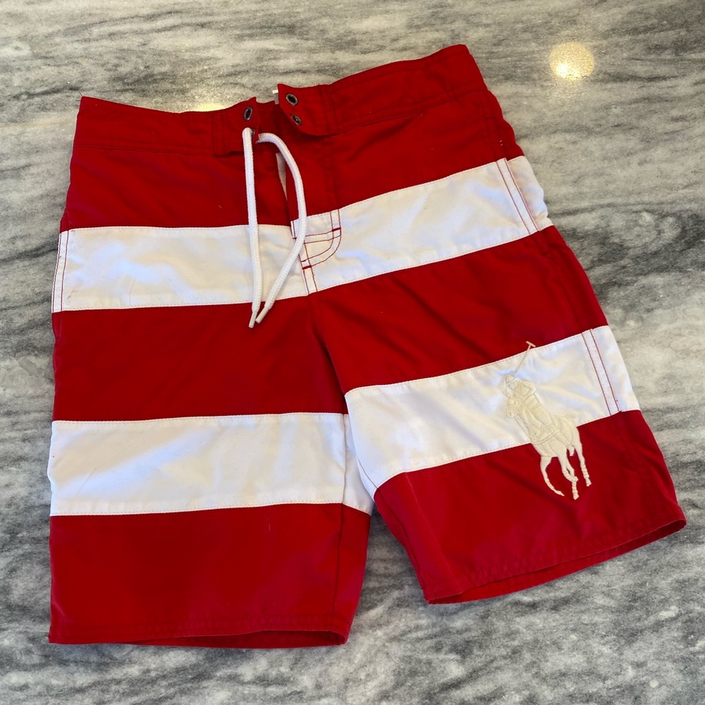 Ralph Lauren Polo big pony boys swim trunks